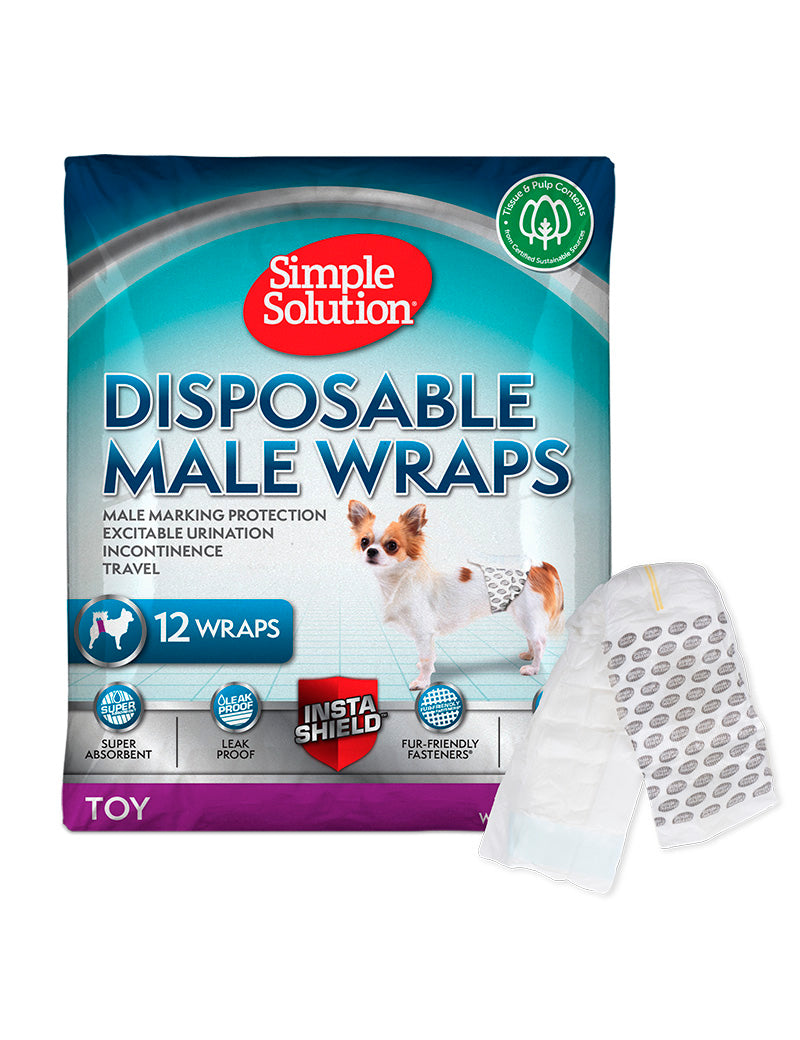 Simple Sol. Disposable Male Wrap –  12-pack