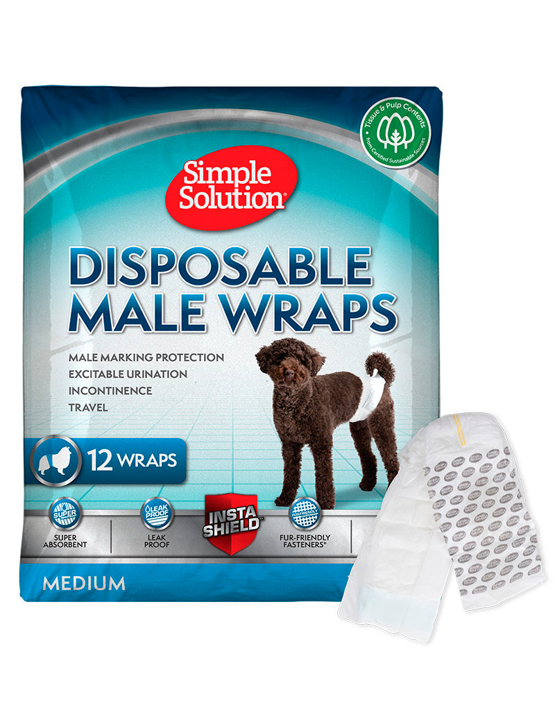 Simple Sol. Disposable Male Wrap –  12-pack