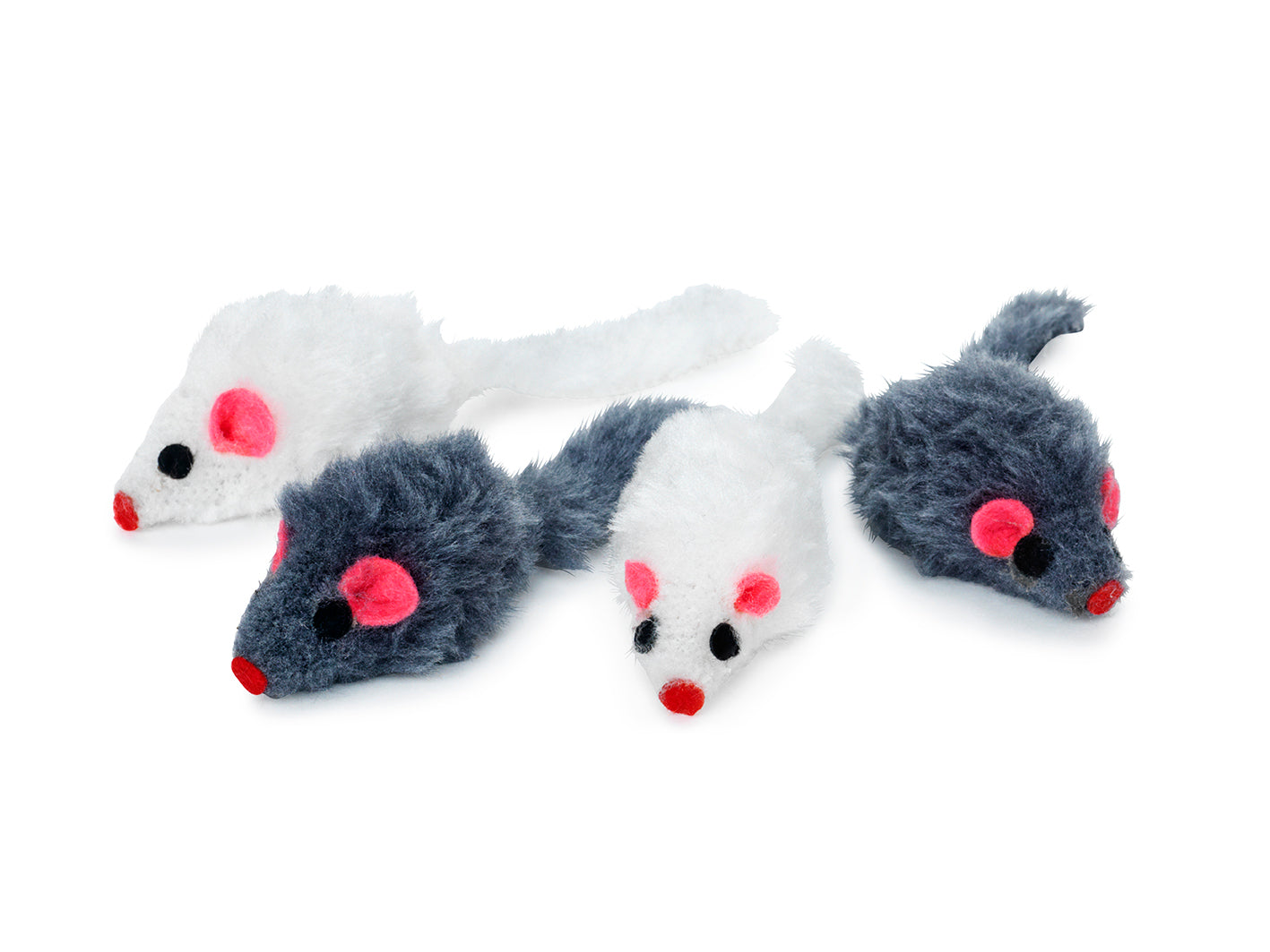 Kattleksak Möss 4p Flerfärgad ,Dogman