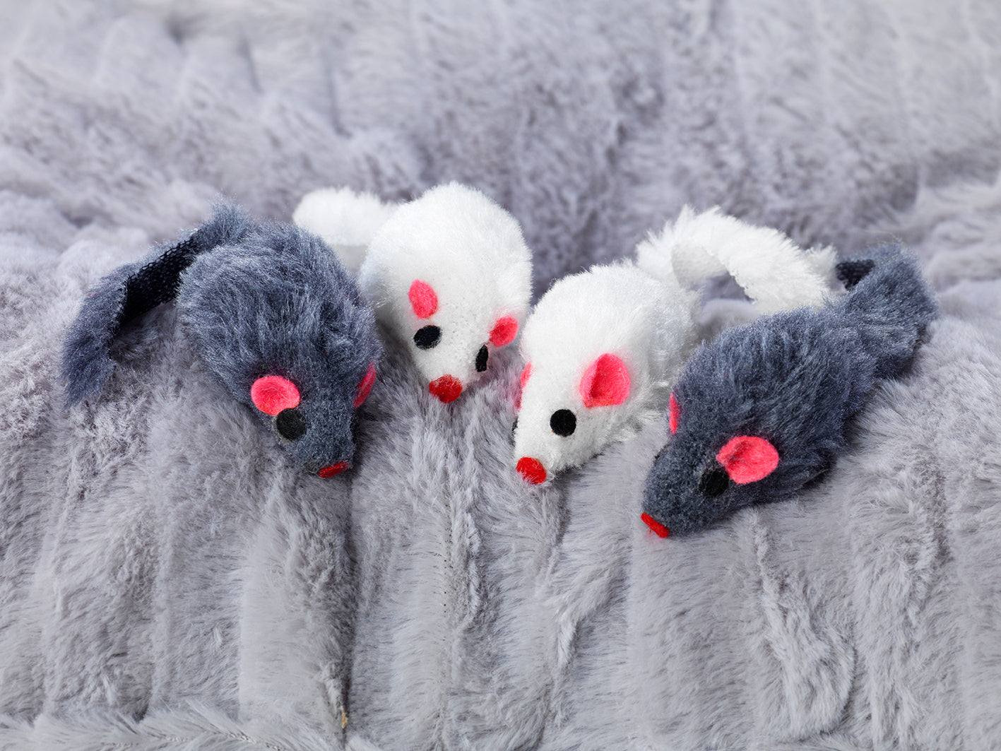 Kattleksak Möss 4p Flerfärgad ,Dogman