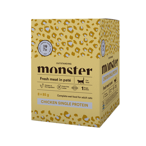 Monster Cat Pouches Adult Chicken