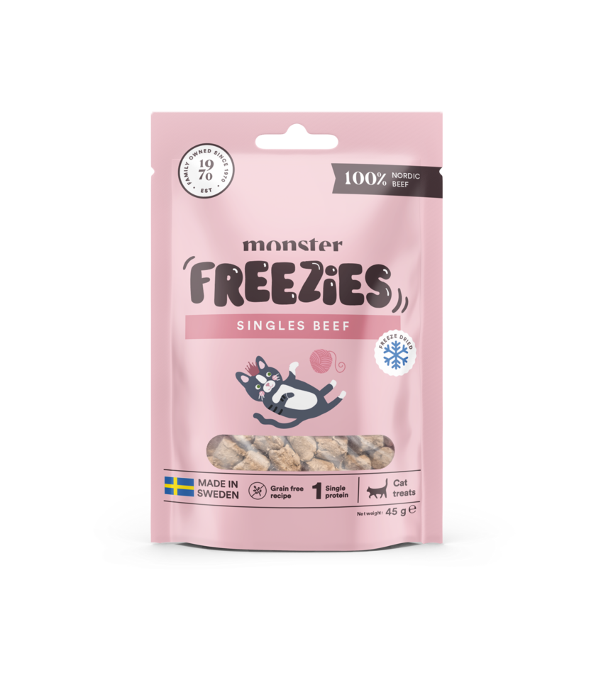 Monster Cat Treats Freezies Beef 45 g