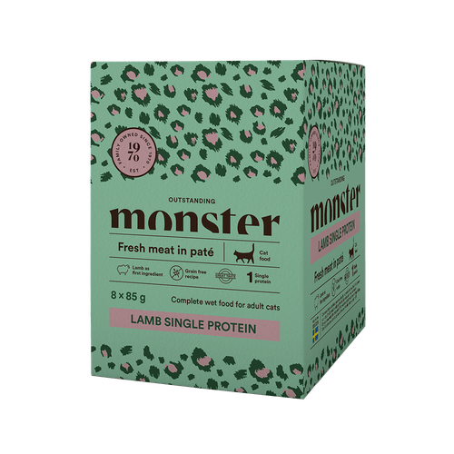 Monster Cat Pouches Adult Lamb