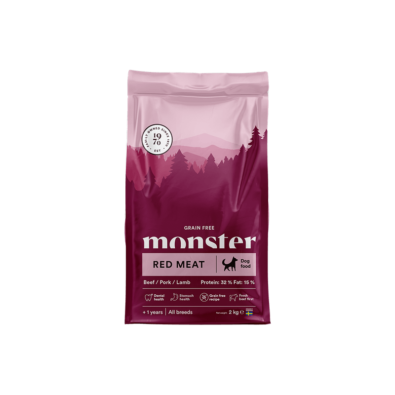 Monster Dog Grain Free Adult Red Meat