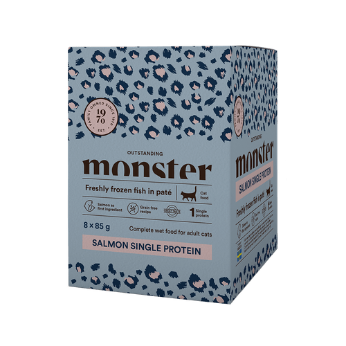 Monster Cat Pouches Adult Salmon
