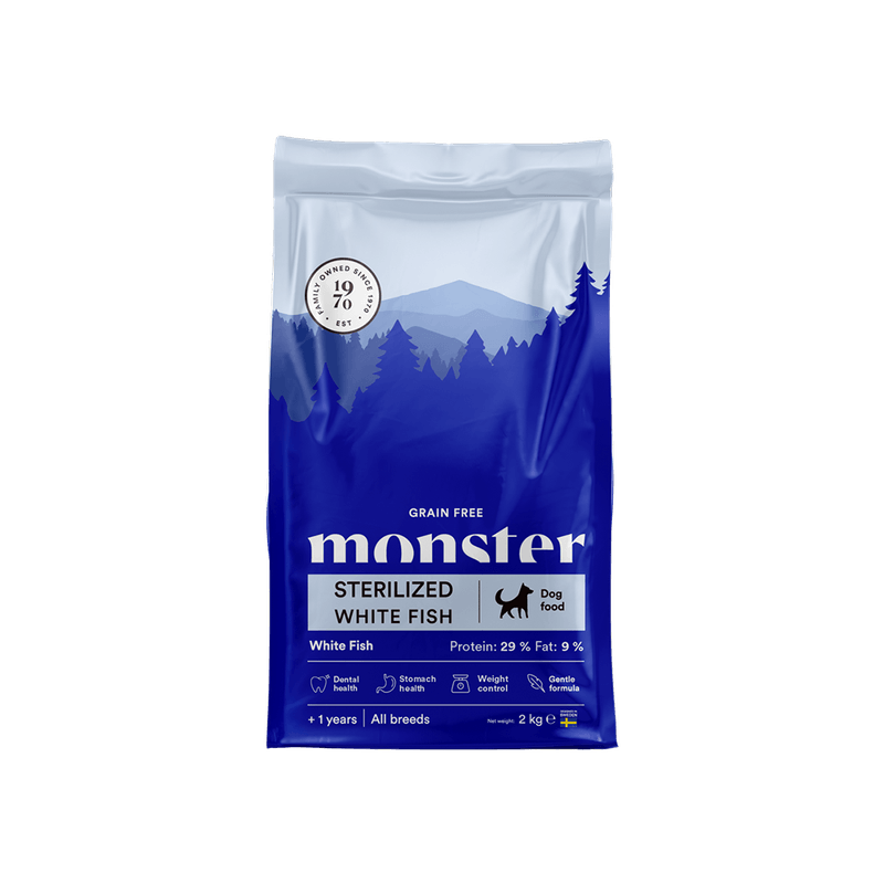 Monster Grain Free Sterilized White Fish